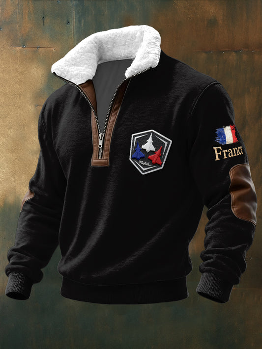 Sweat à capuche décontracté French Rafale pour homme