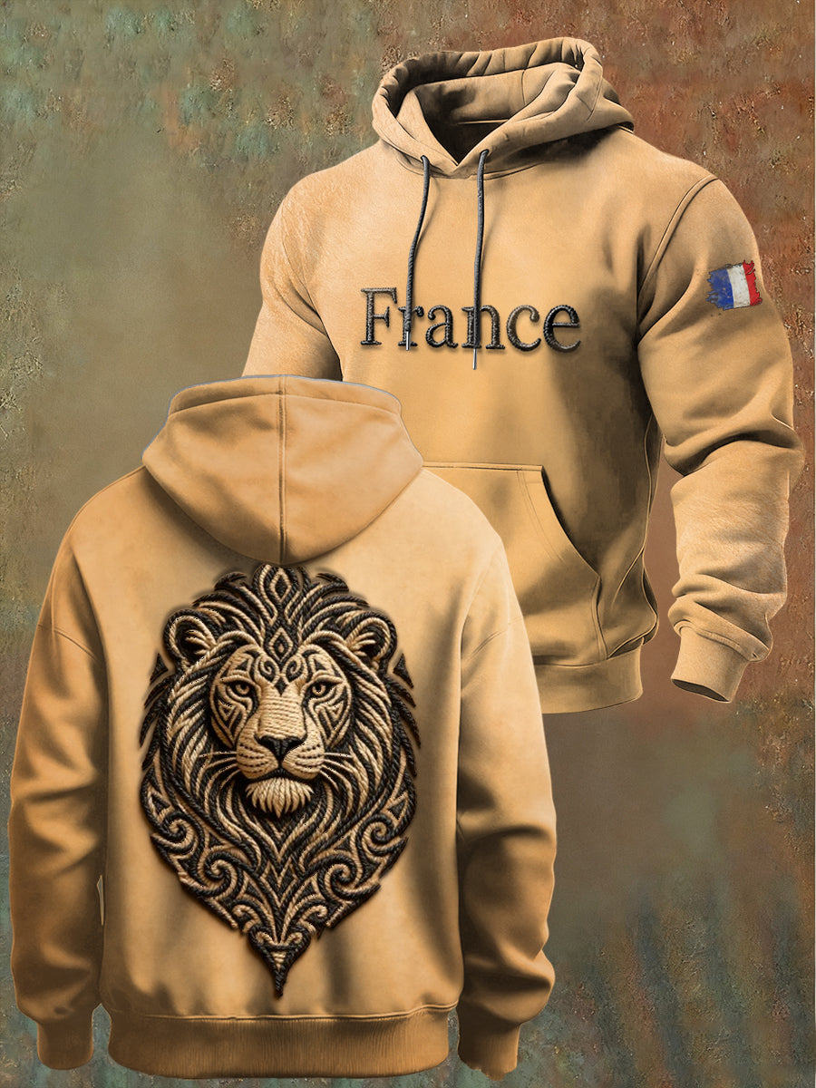 Sweat-shirt décontracté French Lion pour homme