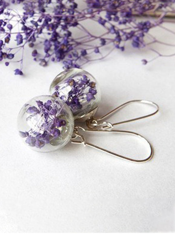 Fleur de conscience d'Alzheimer earing