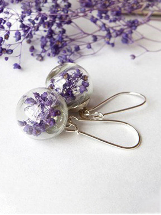 Fleur de conscience d'Alzheimer earing