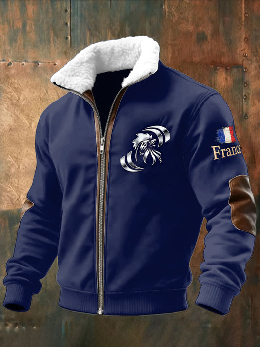 Veste Sweat Homme French Rooster Bleu