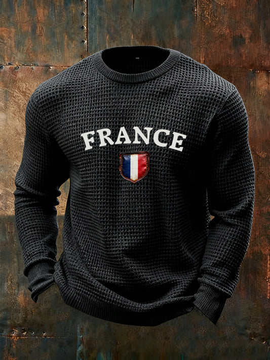 Rétro Casual Fashion à manches longues pour hommes