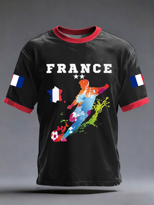 T-shirt imprimé France Soccer Homme