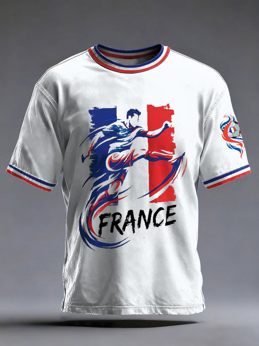 T-shirt imprimé France Soccer Homme