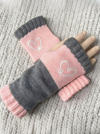 Gants en forme de coeur pour femmes