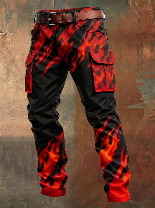 Pantalon de travail décontracté de style d'affaires rétro pour hommes