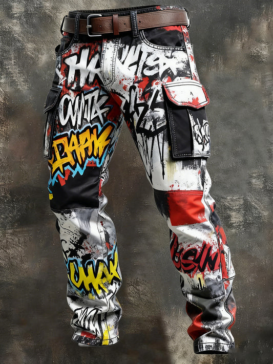 Pantalon de travail décontracté de style d'affaires rétro pour hommes