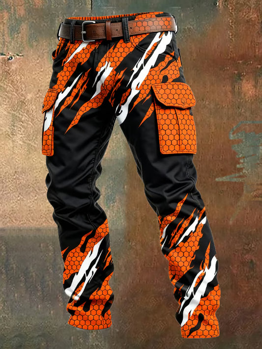 Pantalon de travail décontracté de style d'affaires rétro pour hommes