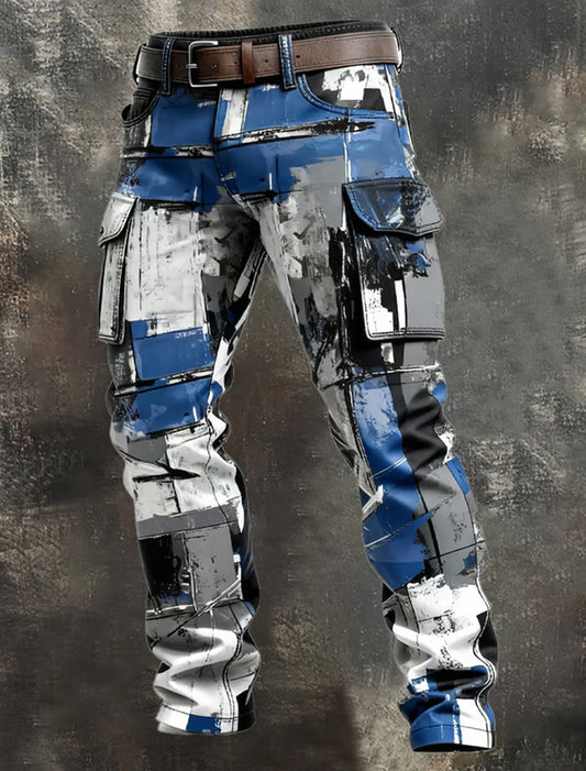 Pantalon de travail décontracté de style d'affaires rétro pour hommes