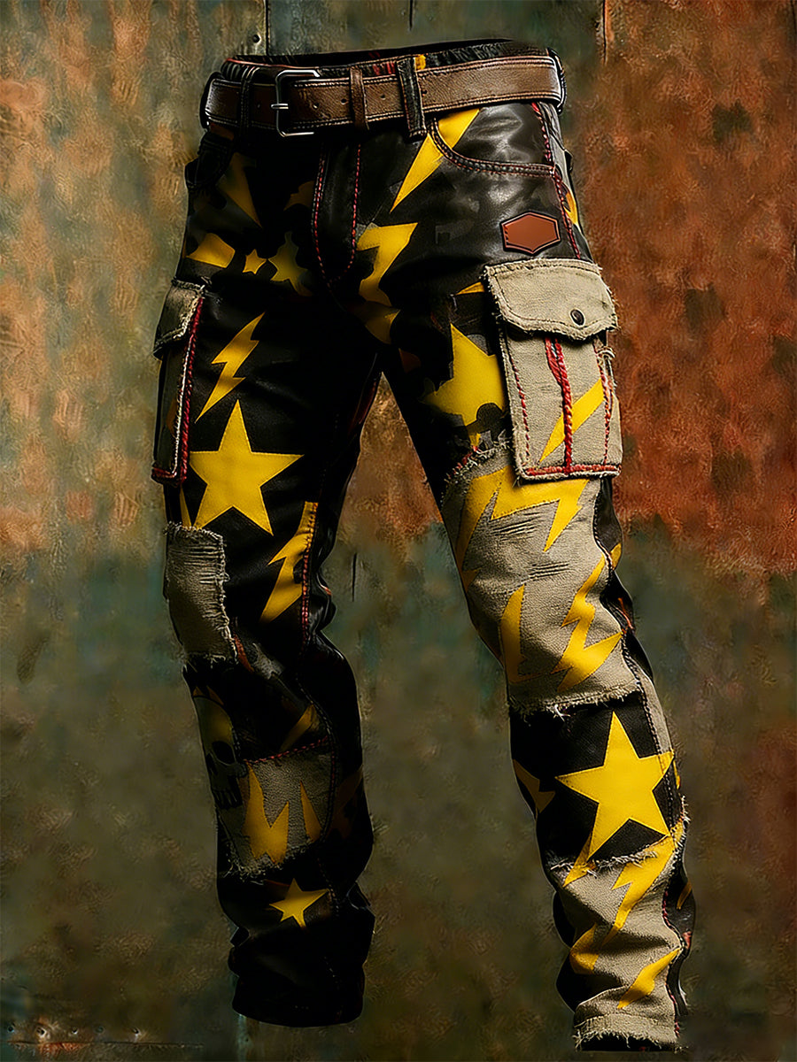 Pantalon de travail décontracté de style d'affaires rétro pour hommes