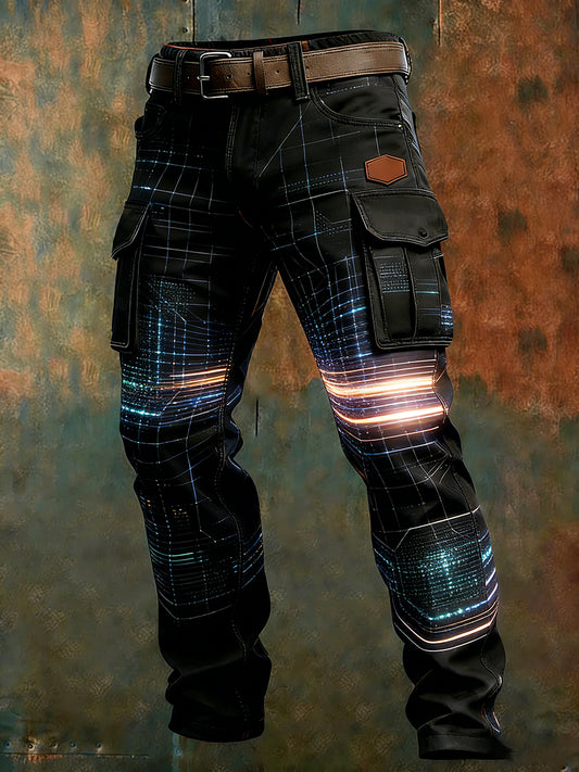 Pantalon de travail décontracté de style d'affaires rétro pour hommes