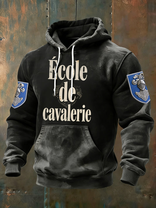 Sweat Homme Imprimé Inspiration Militaire Française