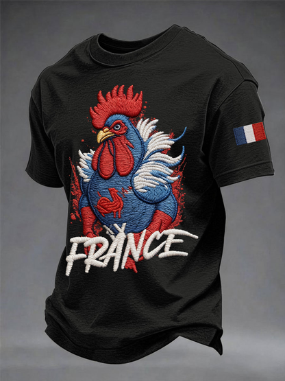 T-shirt France Rugby à manches courtes Homme