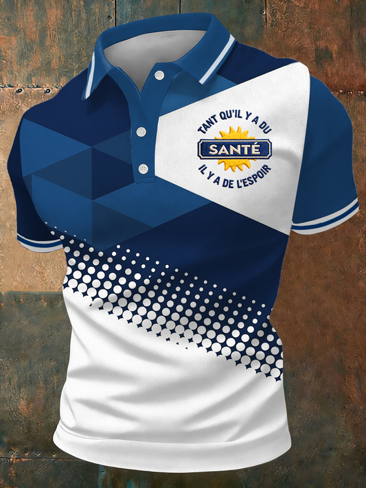 Chemise Homme Tant Qu'il Y A Du Sante Il Y A De L'espoir