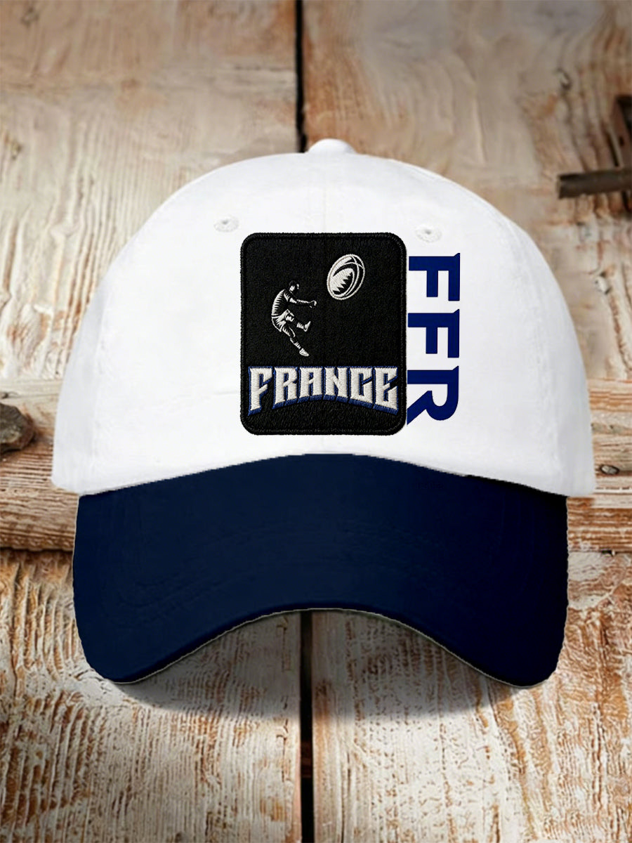 Chapeau Homme French Rugby Print