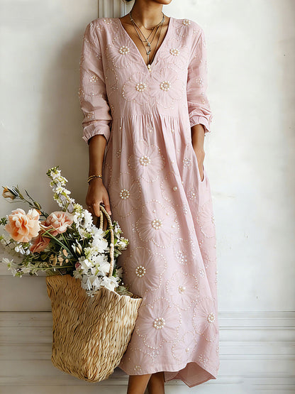 Robe à imprimé floral pour femmes