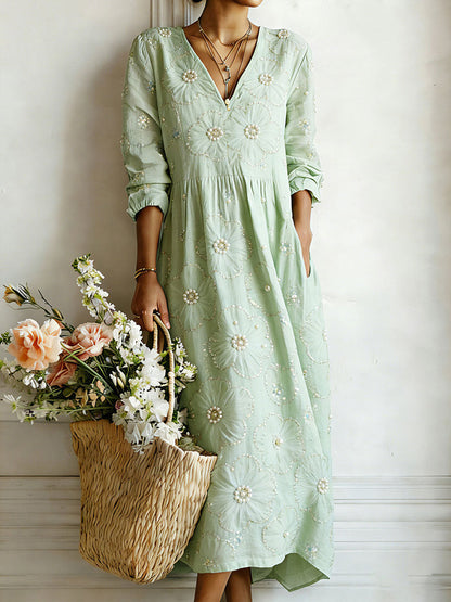 Robe à imprimé floral pour femmes