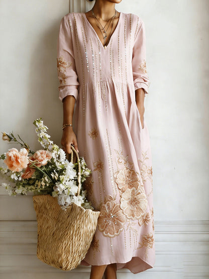 Robe à imprimé floral pour femmes