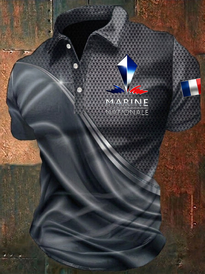 Chemise Marine Nationale Homme
