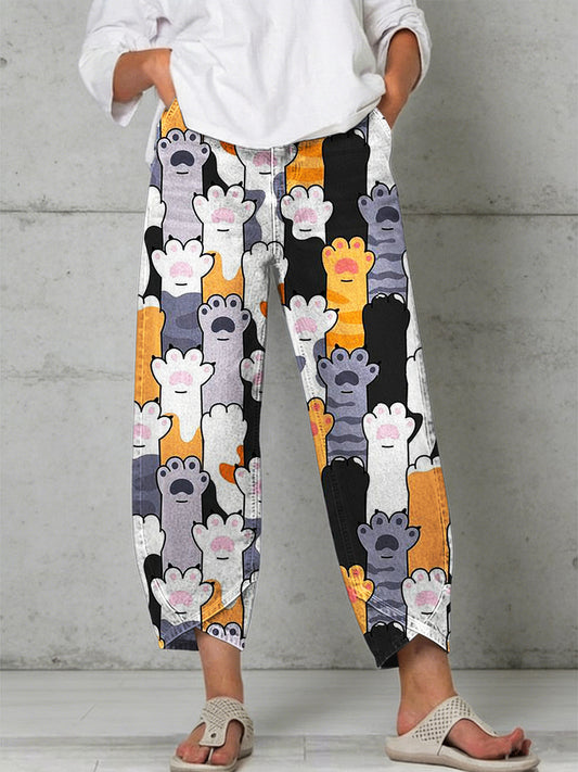 Pantalon pour femme à imprimé animalier