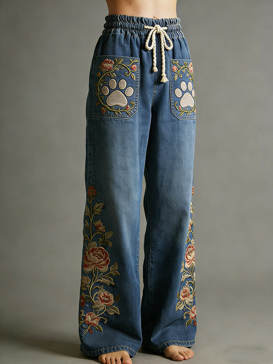 Pantalon pour femme à imprimé animalier