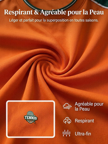 T-shirt décontracté rétro amateur de tennis français
