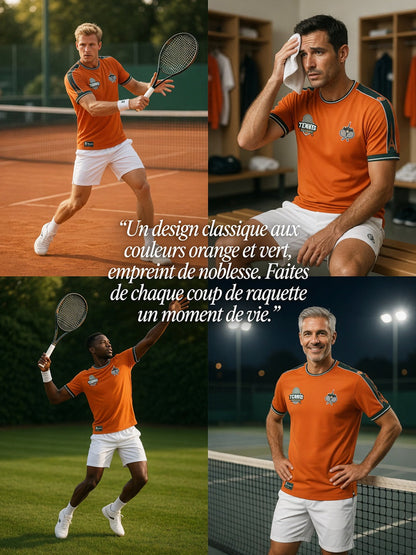 T-shirt décontracté rétro amateur de tennis français