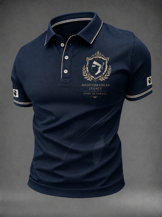 Chemise pour homme à imprimé du drapeau de la Corse