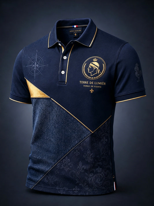 Polo décontracté rétro art corse