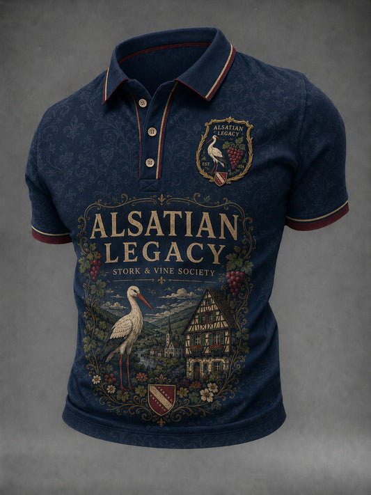 Chemise pour homme imprimée France Alsace