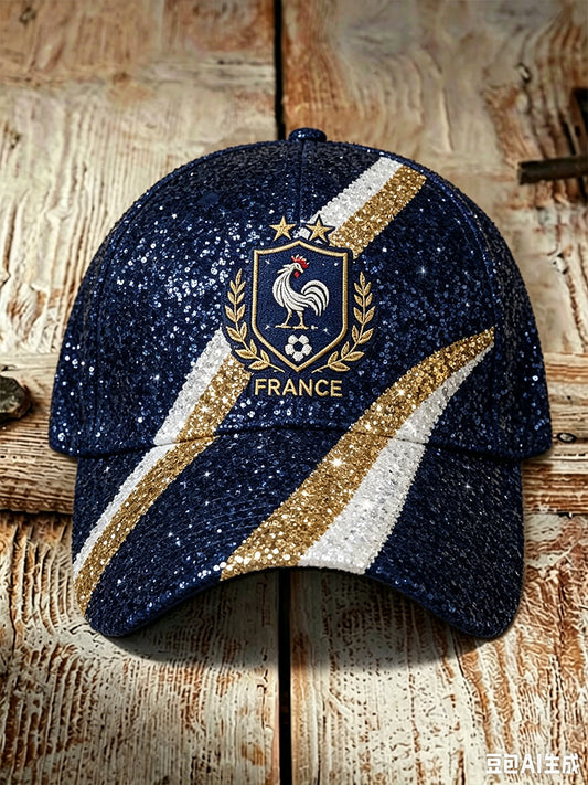 Casquette de football français unisexe