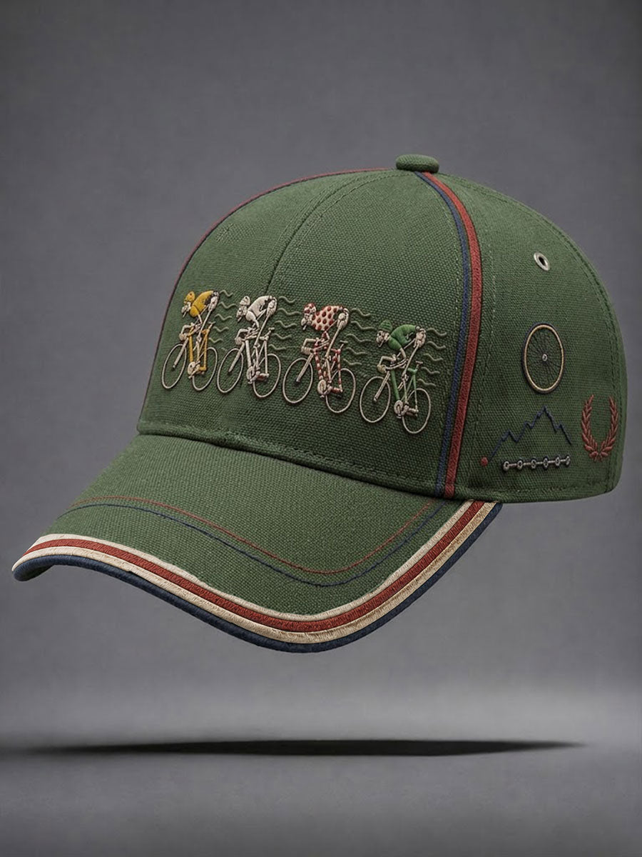 Casquette vélo squelette unisexe
