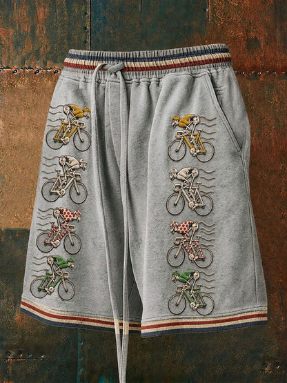 Shorts de cyclisme pour homme en carbone