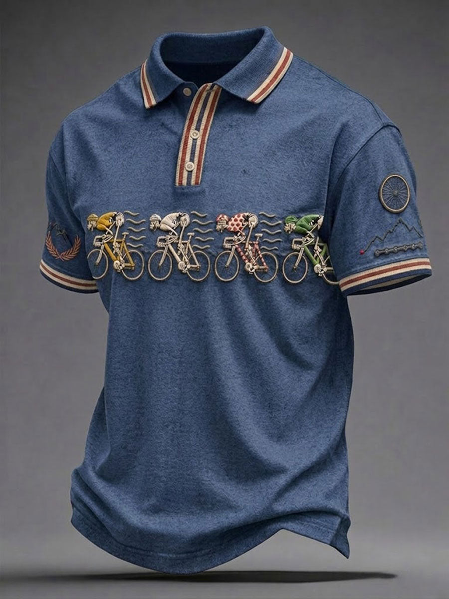 Maillot de cyclisme pour homme, modèle skeleton