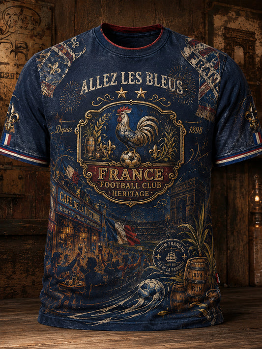 T-shirt manches courtes France Football pour homme