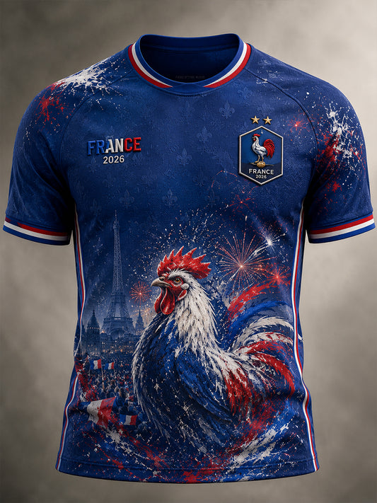 T-shirt manches courtes France Football pour homme
