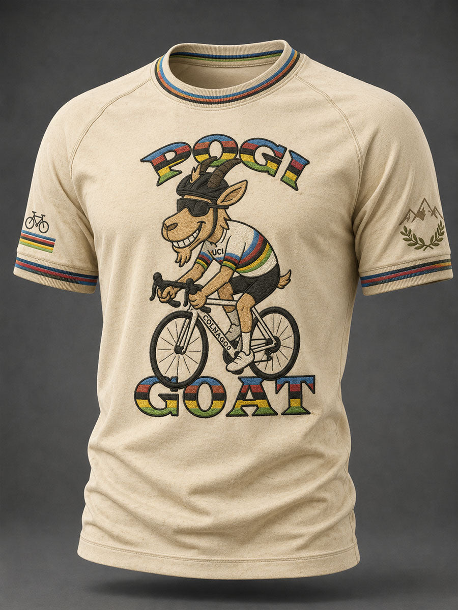 T-shirt manches courtes Pogi Goat pour homme
