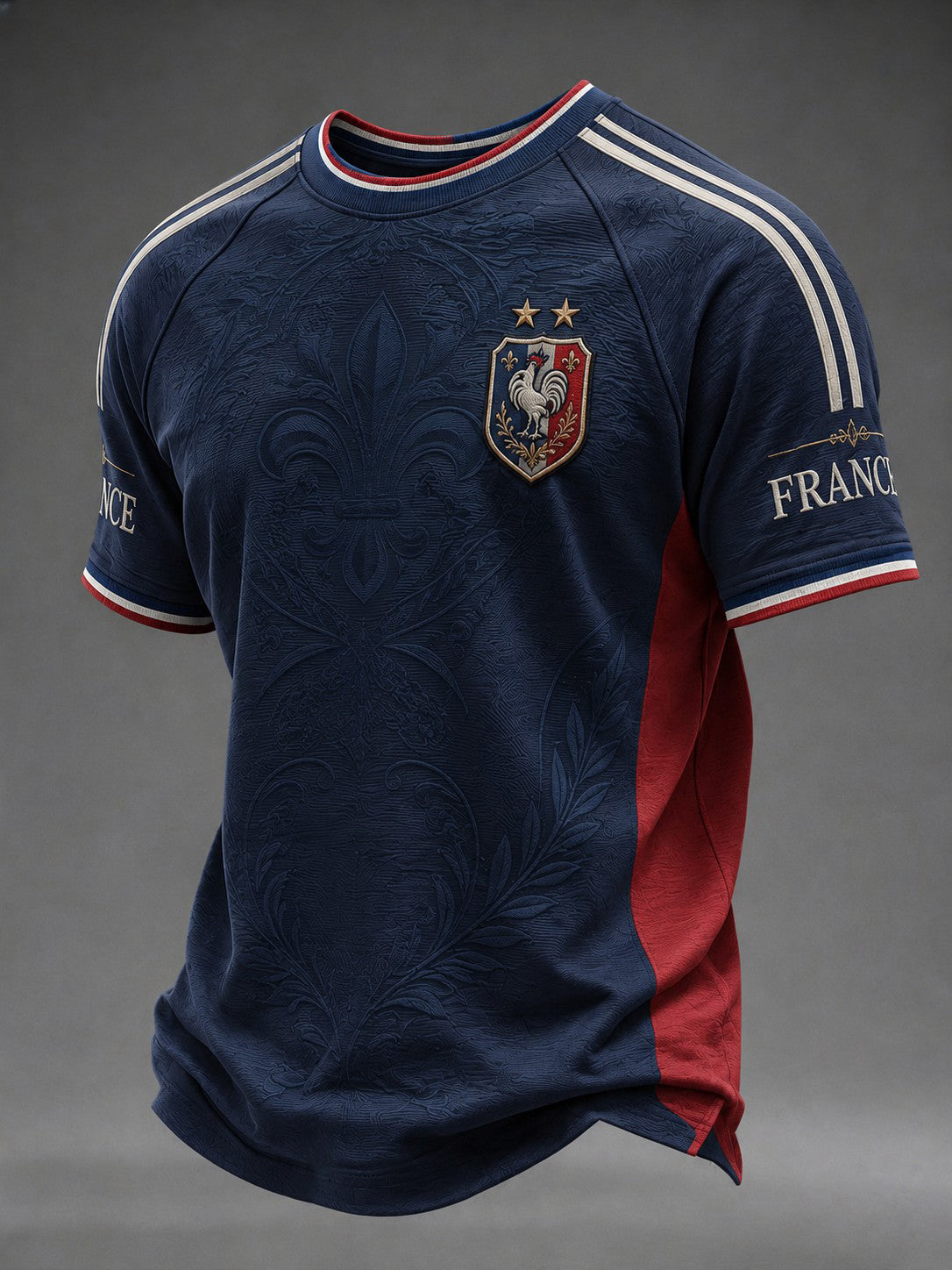 T-shirt homme France Football imprimé