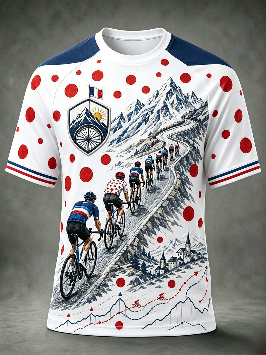 T-shirt manches courtes du Tour de France pour hommes