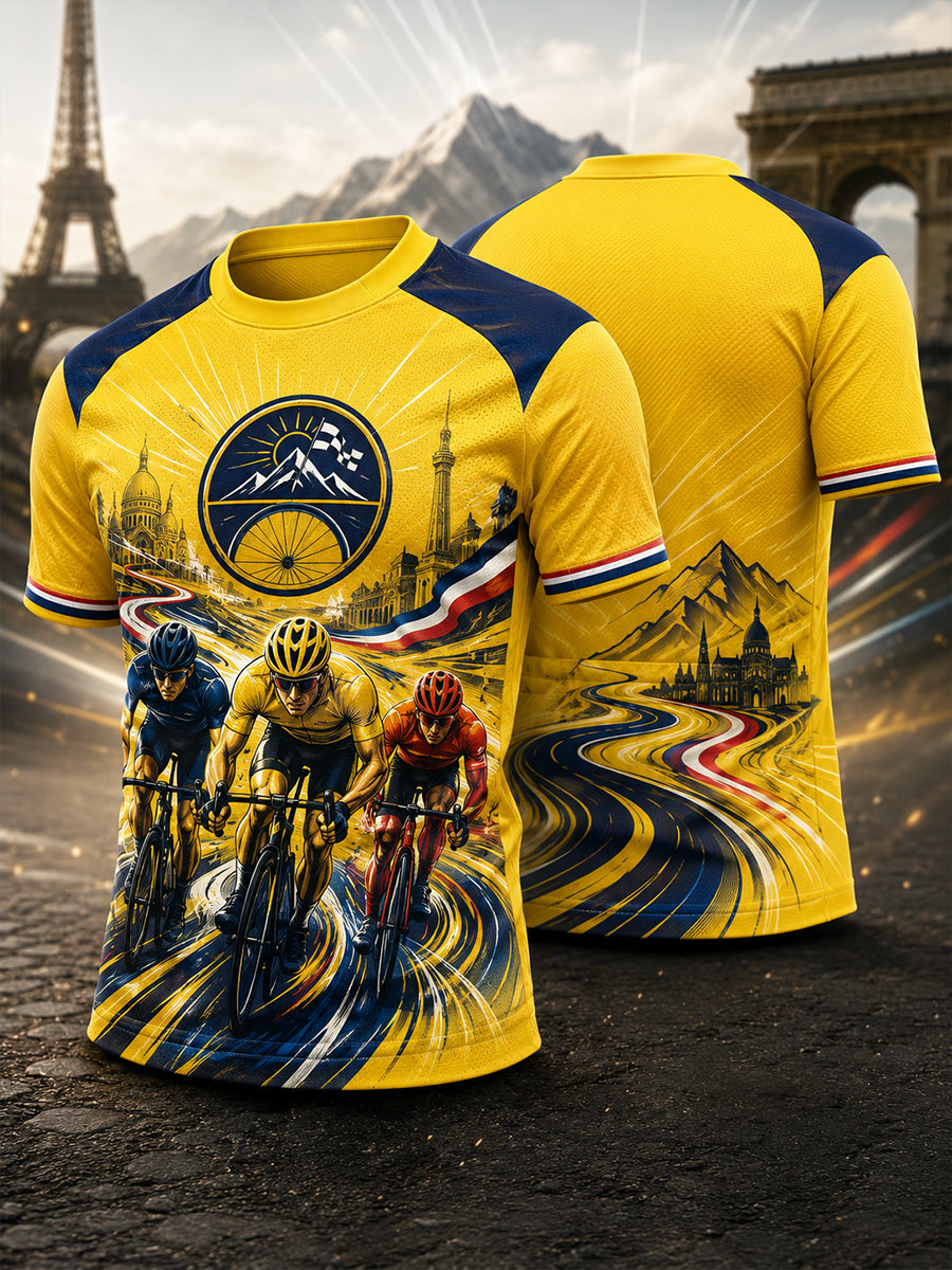 T-shirt manches courtes du Tour de France pour hommes