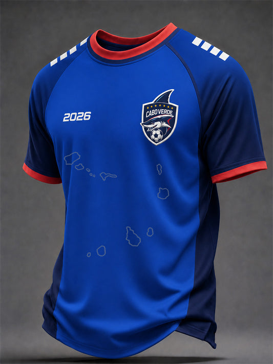 T-shirt décontracté imprimé pour hommes, cadeau idéal pour les fans de football