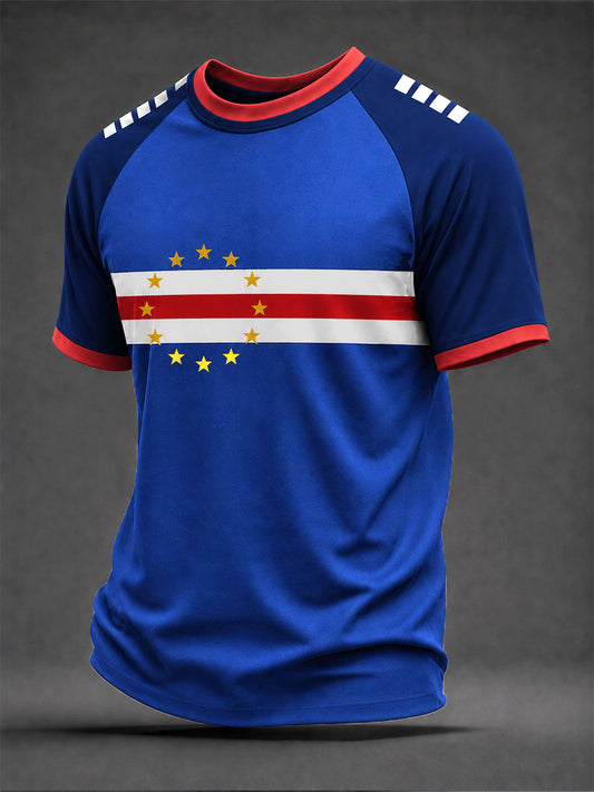 T-shirt décontracté imprimé pour hommes, cadeau idéal pour les fans de football