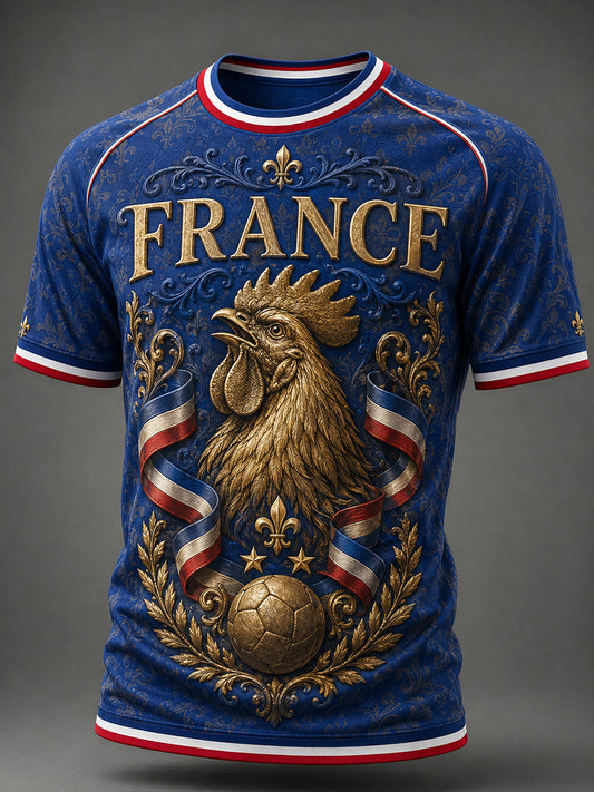 T-shirt manches courtes France Football pour homme