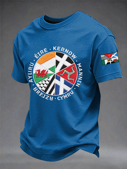 T-shirt à manches courtes Les Nations celtiques pour hommes