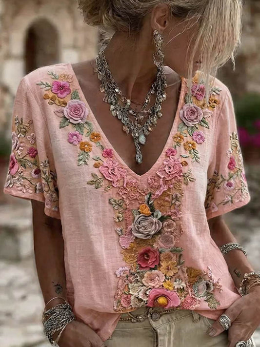 T-shirt à manches courtes pour femme