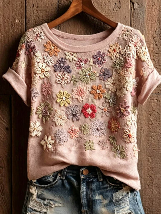 T-shirt à manches courtes pour femme