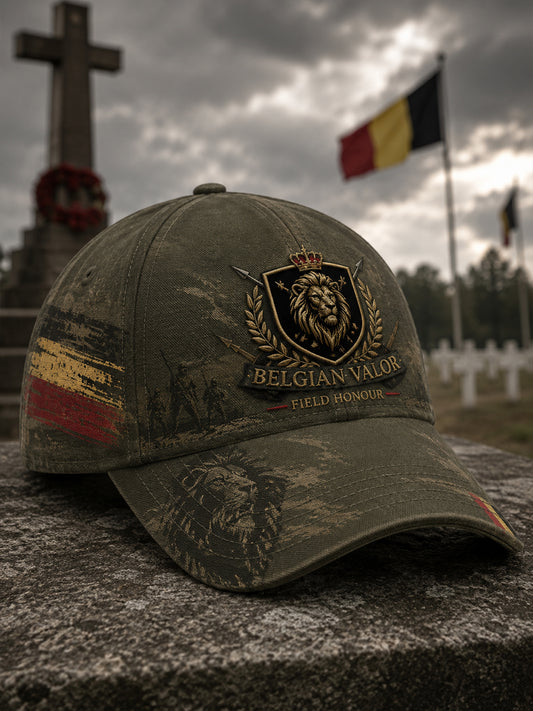 Bonnet à imprimé commémoratif vintage pour vétérans