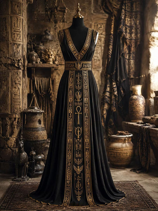 Robe Egypt Art Maxi Femme