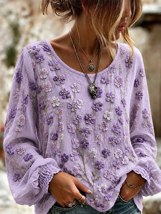 Chemise en coton-lin pour femmes atteintes de la maladie d’Alzheimer