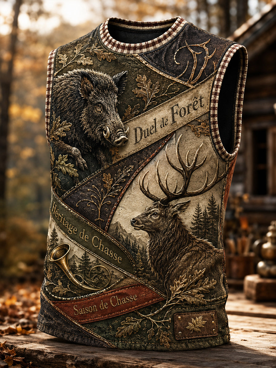 Gilet de chasse français pour homme